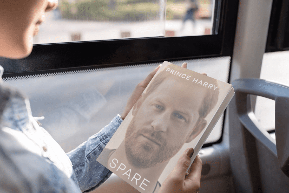 Prince Harry's book, Spare is about grief.