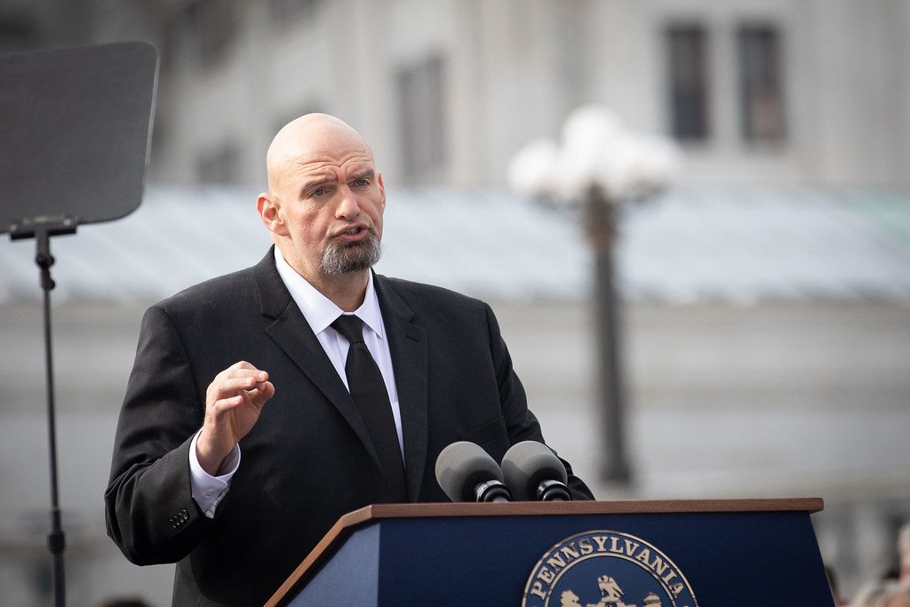 John Fetterman admitted to the hospital for clinical depression.