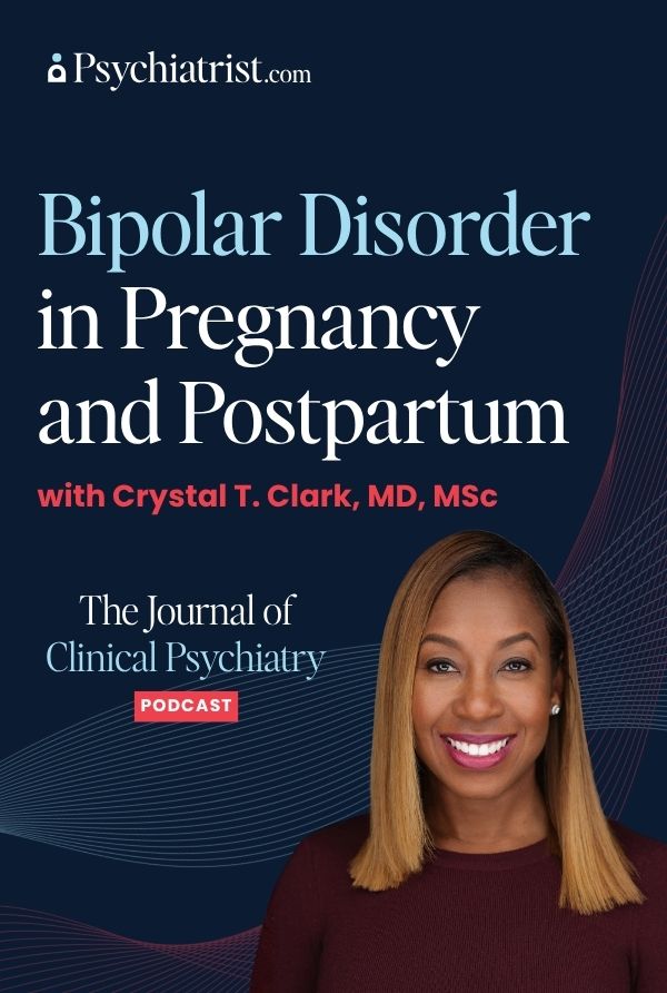 Psychiatrist Crystal T. Clark discussing bipolar disorder in pregnancy