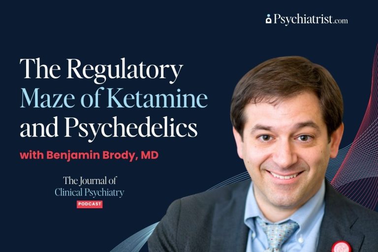 The Journal of Clinical Psychiatry podcast cover with Benjamin Brody, MD